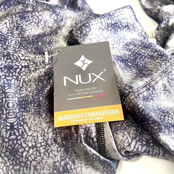 Nux Leggings Women's Small Madrid High Waist Capri Leggings in Indigo NWT - Picture 10 of 11